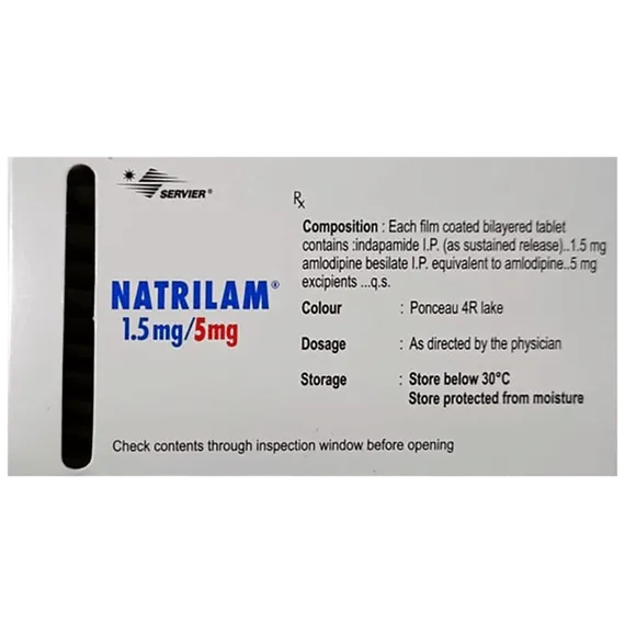 natrilam 5mg tablet 10's